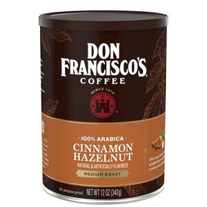 Don Francisco's Premium Medium Roast Vanilla Nut 100% Arabica Ground Coffee,12oz